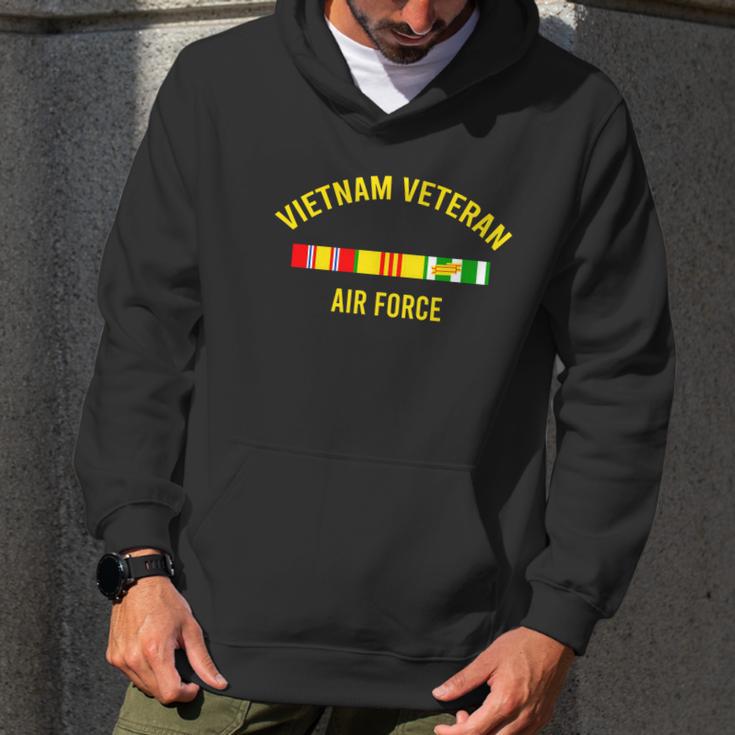 Vietnam Veteran Airforce Award Ribbon Bar Cool Soldier Gift Pullover Hoodie Men Hoodie