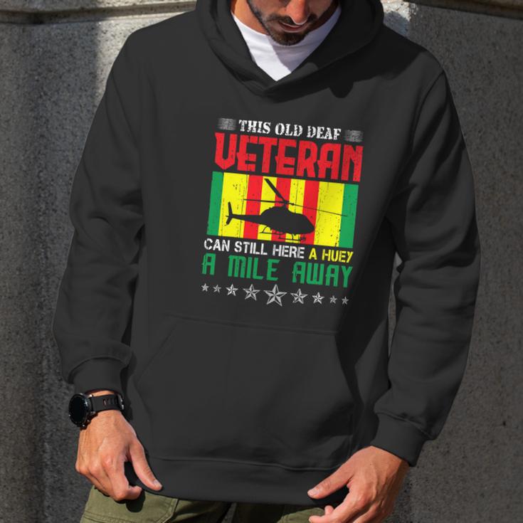 Vietnam Veteran Uh1 Huey Helicopter Graphic Design Printed Casual Daily Basic Men Hoodie