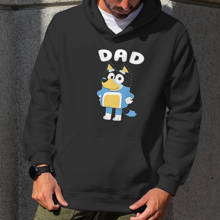 Vintage Bluey Dad Men Hoodie