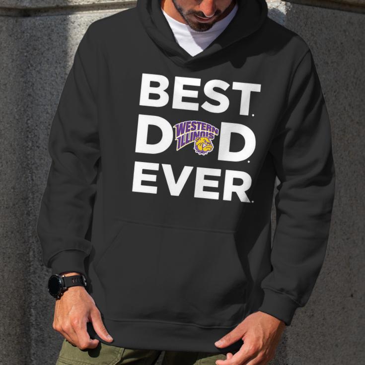 Western Illinois Leathernecks_Best Dad Ever Men Hoodie