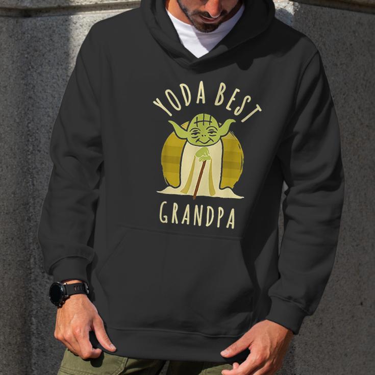 Yoda Best Grandpa Cartoon Yoda Men Hoodie