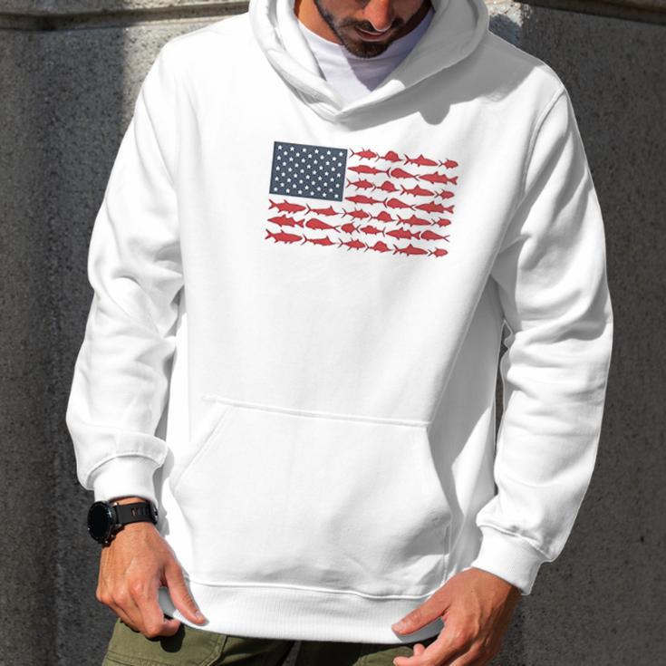 Columbia Pfg Finatic Us Flag Men Hoodie