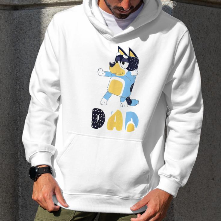 Dad Dog Cartoon Kid Anime B-Lueys Men Hoodie