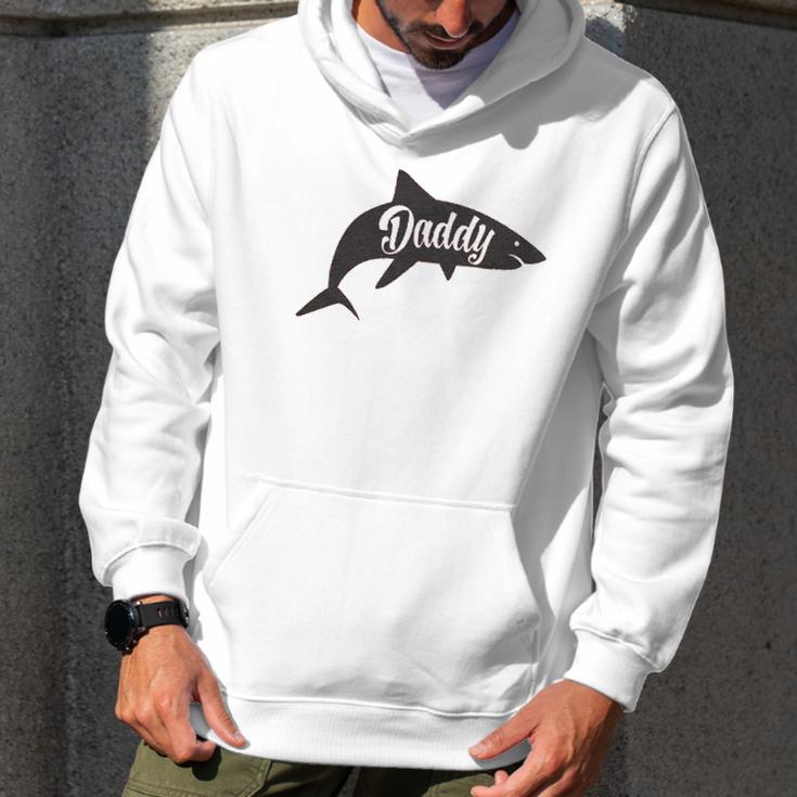 Daddy Shark Cute Funny Family Cool Best Dad Vacation Men Hoodie