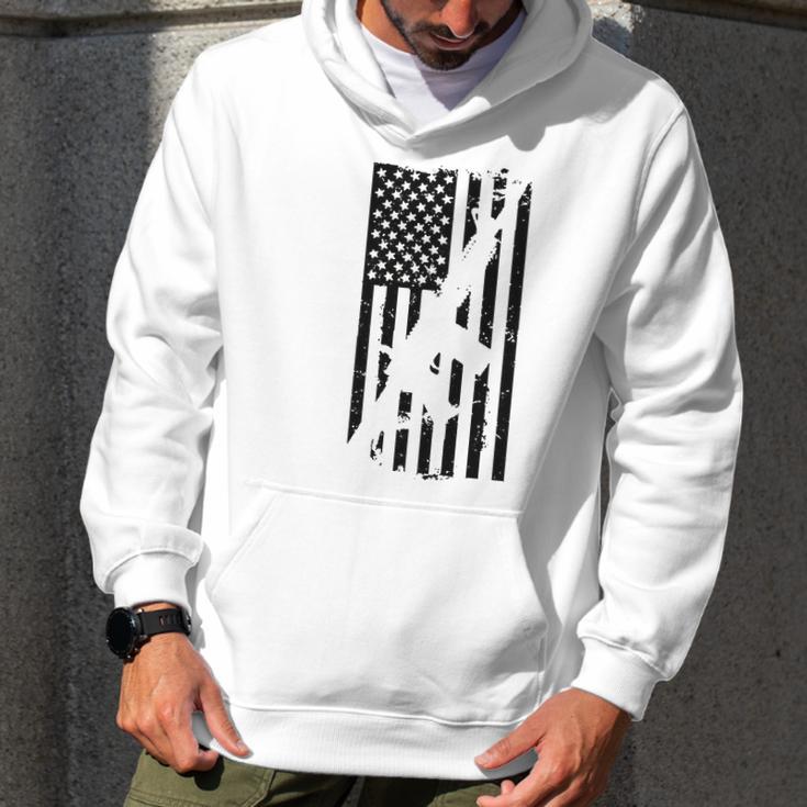 Dion Wear Ar15 American Flag M4 Men Hoodie