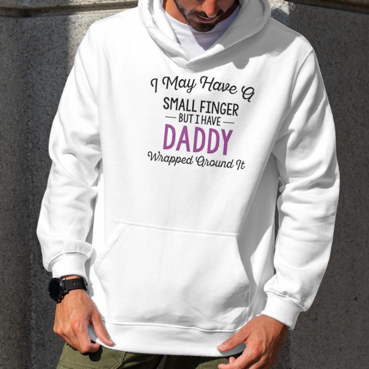 Heart Co Designs Baby Girl Clothes Daddy Wrapped Around Men Hoodie