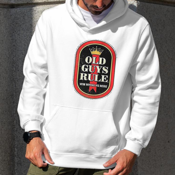 Old Guys Rule Wise Man Men Hoodie