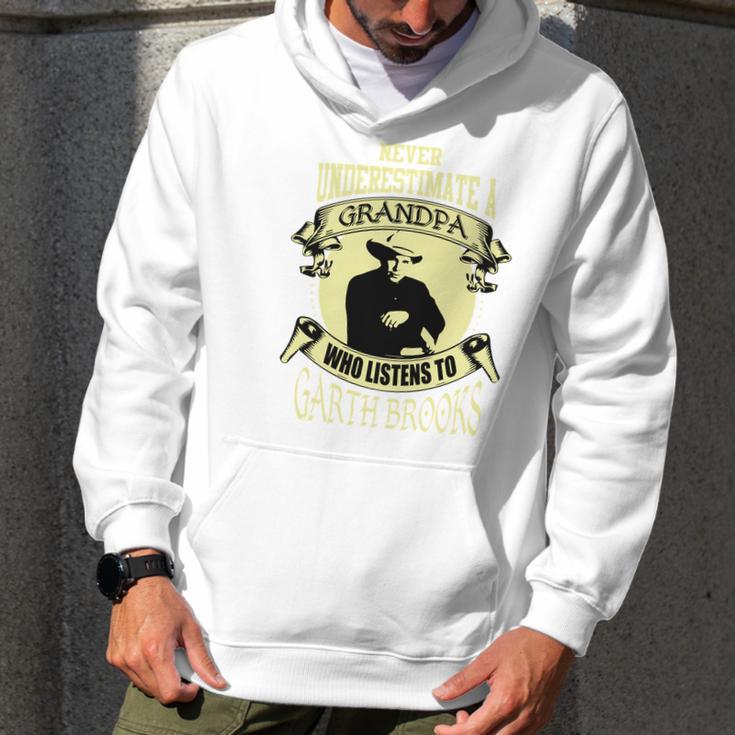 Never Underestimate A Grandpa Who Listens To Garth Brooks Men Hoodie