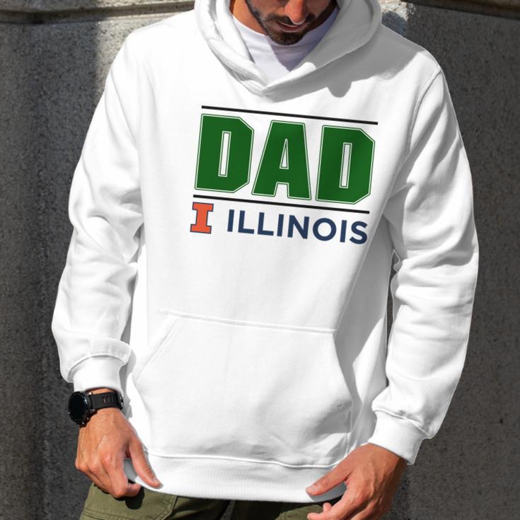 University Of Illinois At Urbana Champaign Proud Dad Parents Day 2020 Men Hoodie