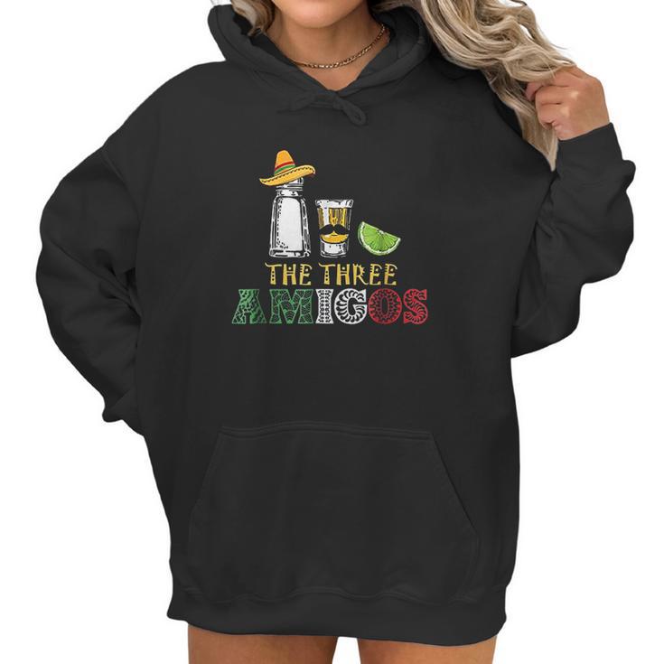 The 3 Three Amigos Salt Tequila Lime Women Hoodie