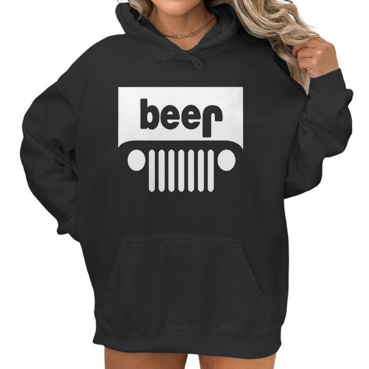 Adult Beer Jeep Funny Drinking -  Drinking Beer T-Shirt Women Hoodie