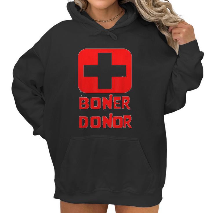 Boner Donor Doner Funny Halloween Inappropriate Mom Women Hoodie