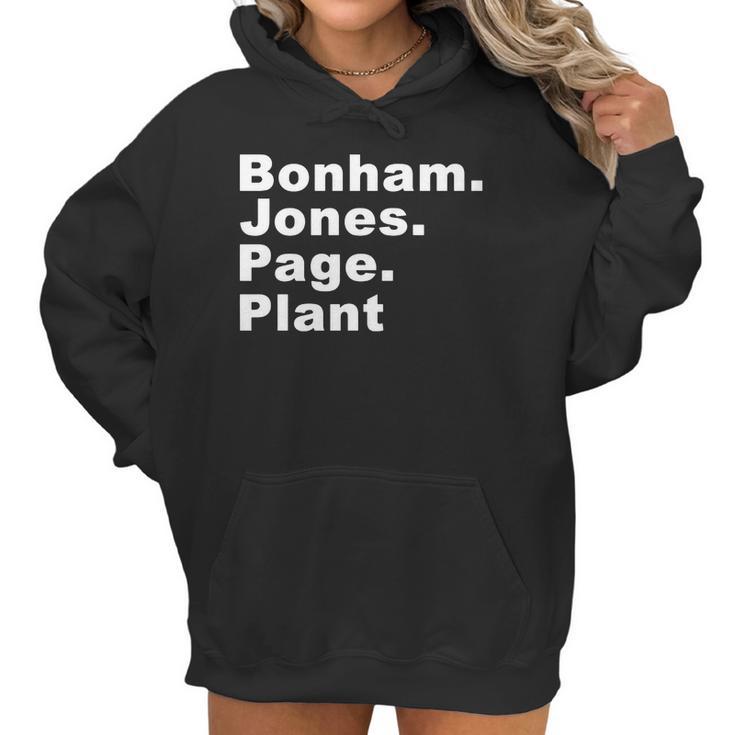 Bonham Jones Page Plant Authentic Members T-Shirt 2016 Women Hoodie