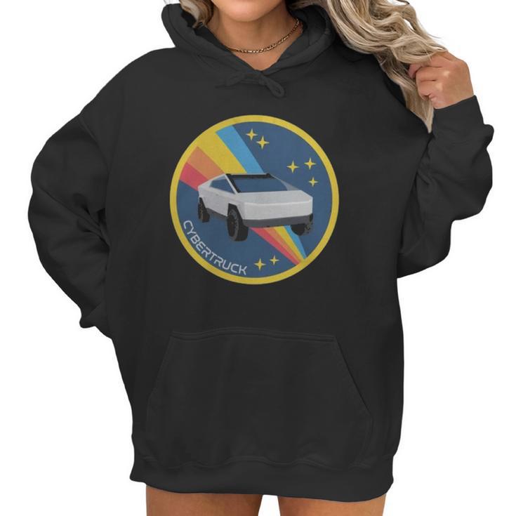 Cybertruck Mission Patch Women Hoodie