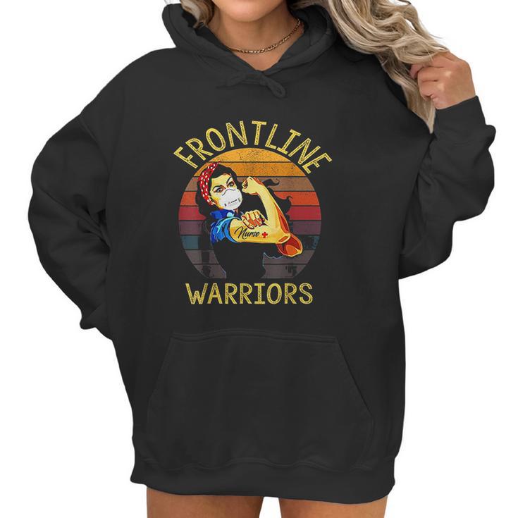 Frontline Warrior Nurse Nurse Gift Funny Women Hoodie