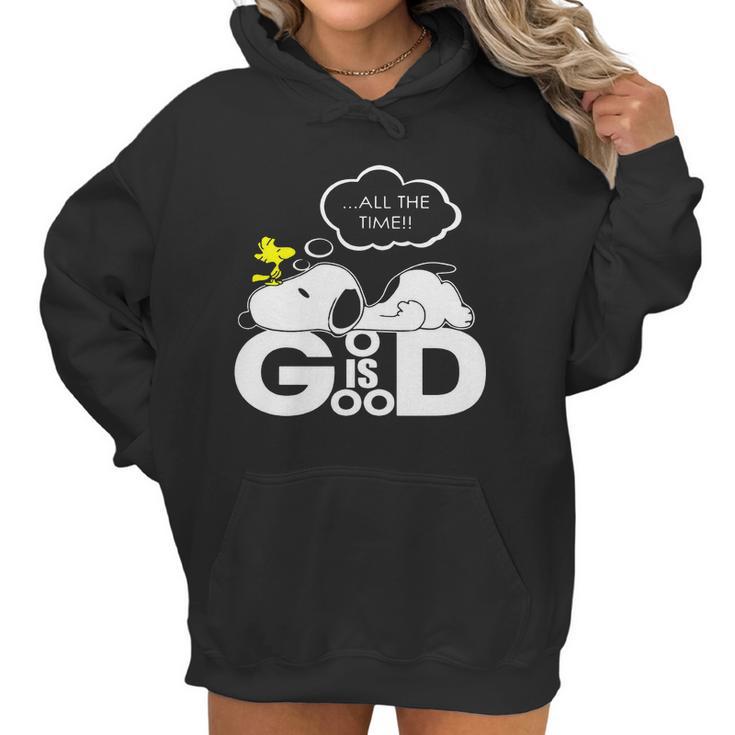 God Is Good Snoopy Women Hoodie