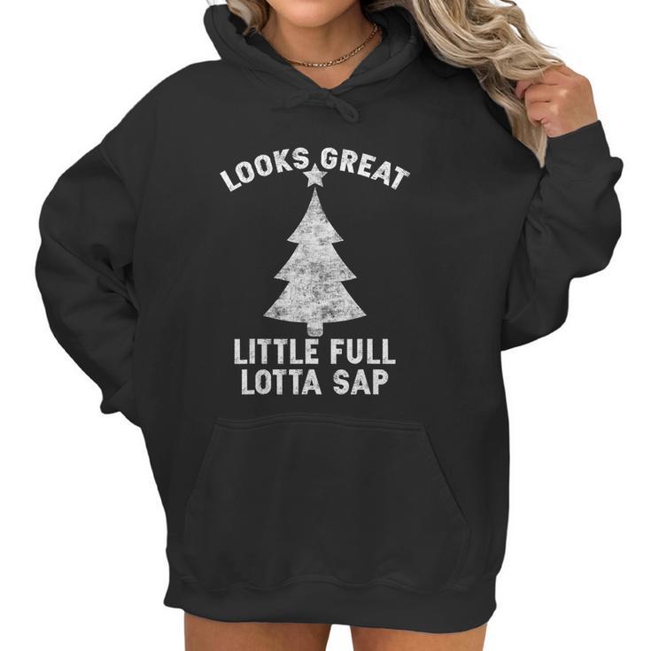 Little Full Lotta Sap Tee Christmas Vacation Santa Women Hoodie