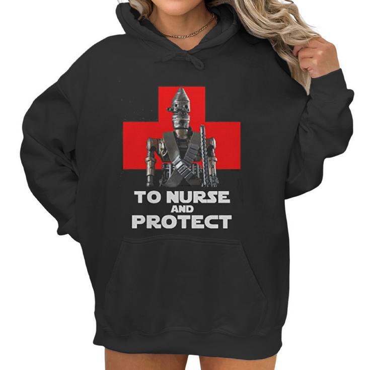 The Mandalorian To Nurse And Protect Women Hoodie