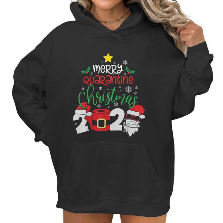 Merry Christmas 2020 Social Distancing Women Hoodie