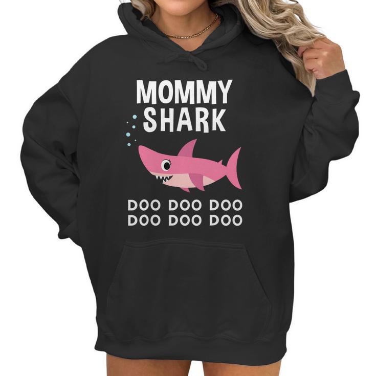 Mommy Shark Doo Doo For Matching Family Pajamas Women Hoodie