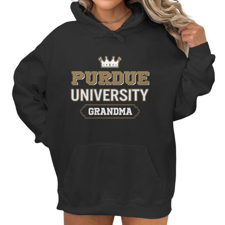 Purdue University Grandma Great Gift For Grandparents Women Hoodie