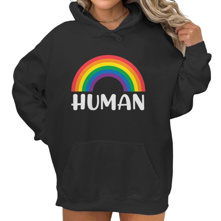 Rainbow Lgbt Pride Homo Lesbian Pride Graphic Design Printed Casual Daily Basic Women Hoodie