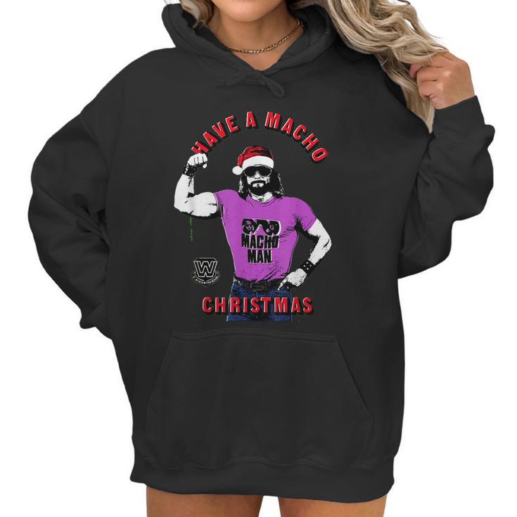 Randy Macho Man Savage Have A Macho Christmas Women Hoodie