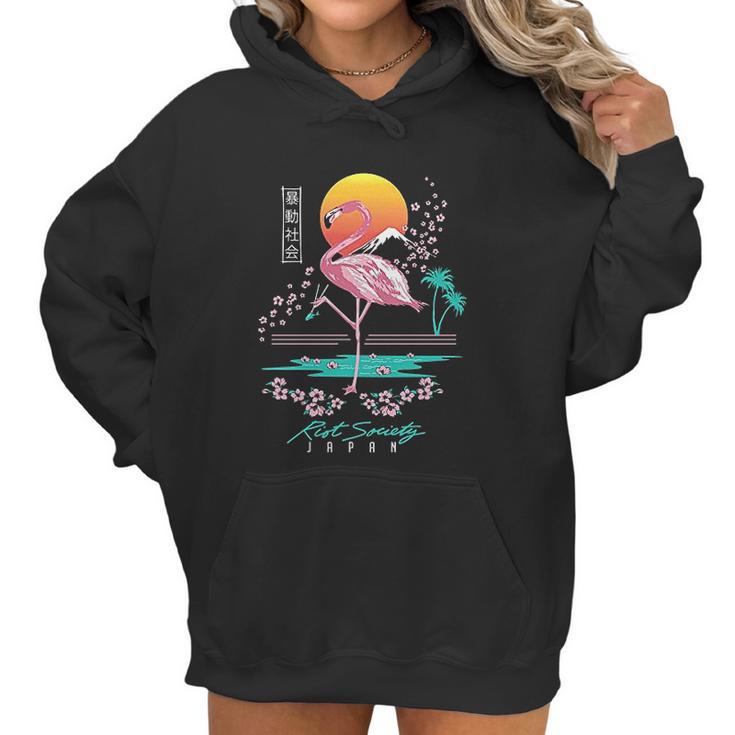 Riot Society Japan Flamingo Women Hoodie