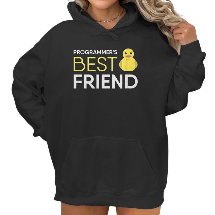 Rubber Duck Programmers Best Friend Funny Coder Women Hoodie