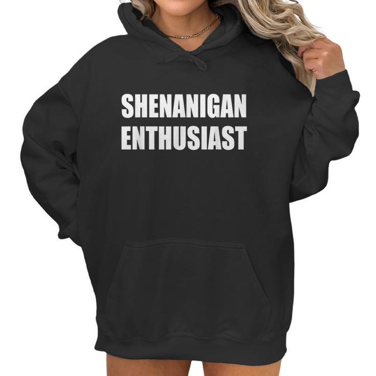 Shenanigan Enthusiast St Patricks Day Beer Graphic Design Printed Casual Daily Basic Women Hoodie