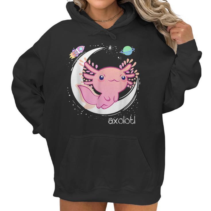 Space Axolotl Kawaii  Pastel Goth | Japan Anime Comic  Men Women T-Shirt Graphic Print Casual Unisex Tee Women Hoodie