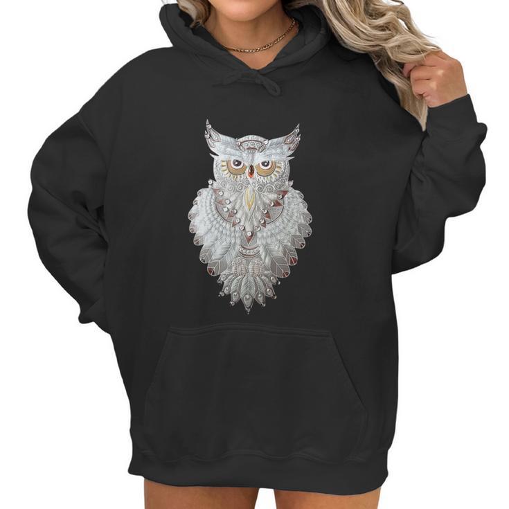 White Owl Women Hoodie