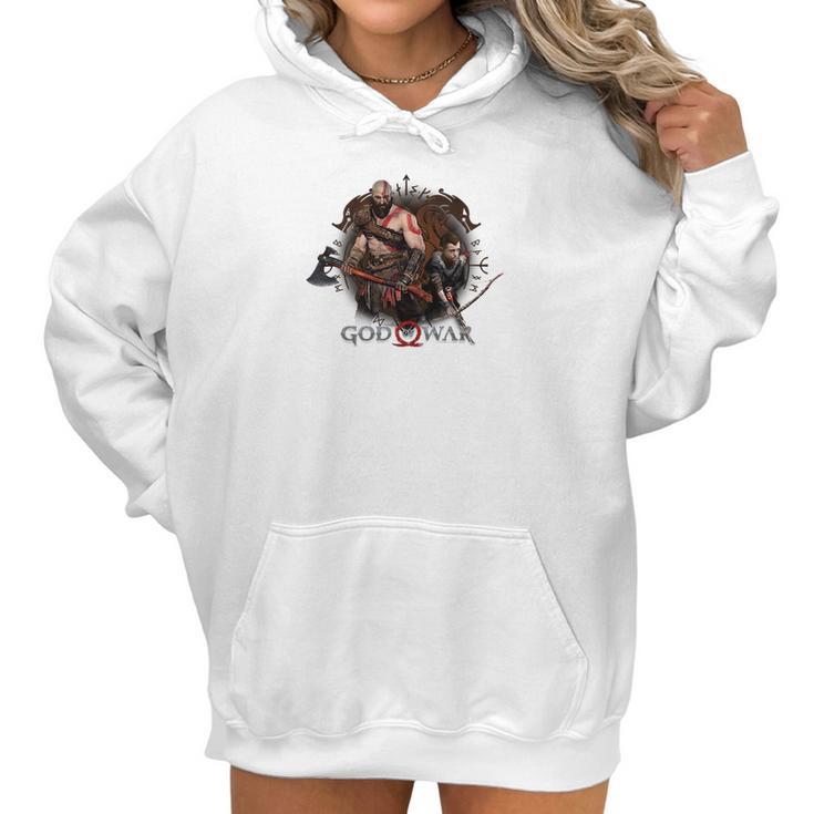 God Of War Kratos And Son Ready Women Hoodie