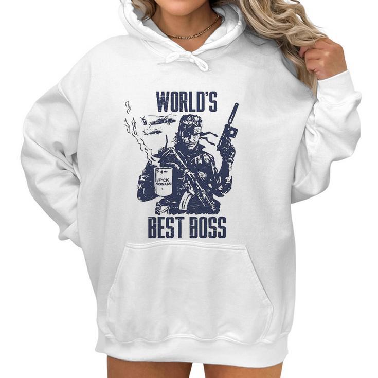 Metal Gear Solid Best Boss Coffee Women Hoodie