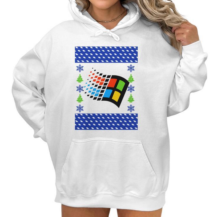 Microsoft 2020 Ugly Christmas Women Hoodie