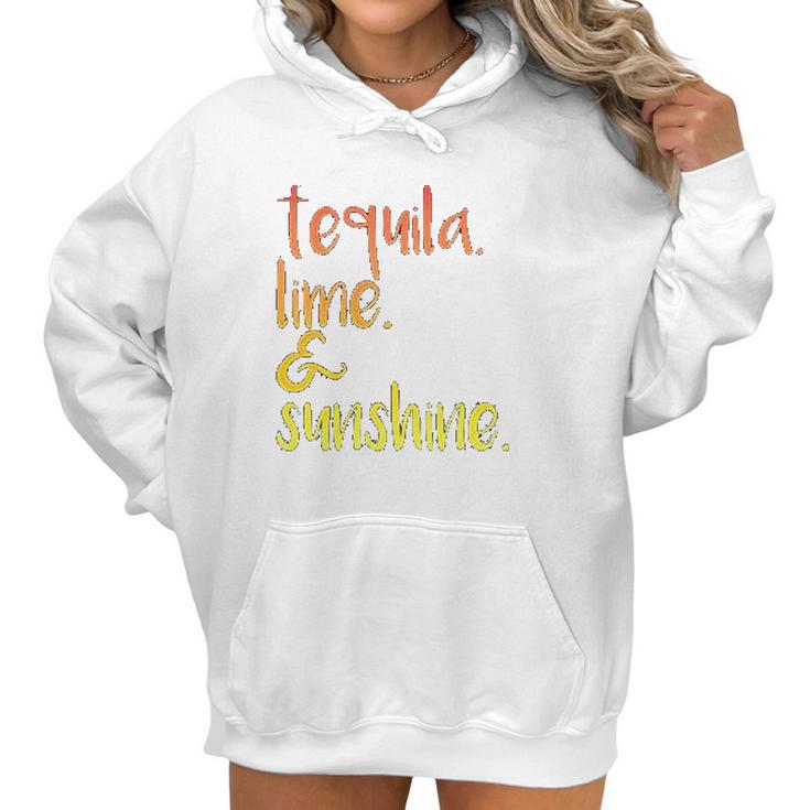 Panoware Funny Graphic Tequila Lime And Sunshine Women Hoodie