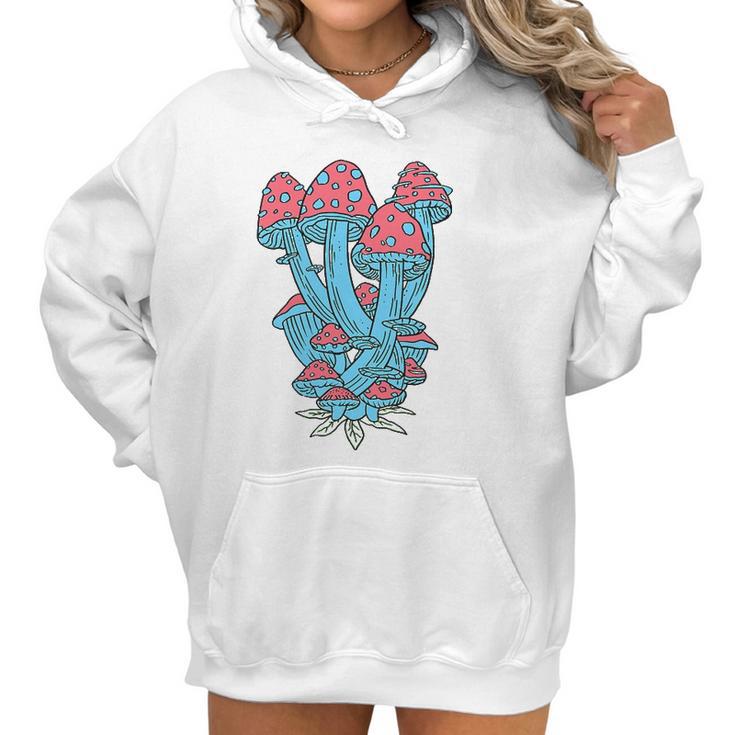 Pastel Goth Clothing Mushroom Decor  And Goth Decor Women Hoodie