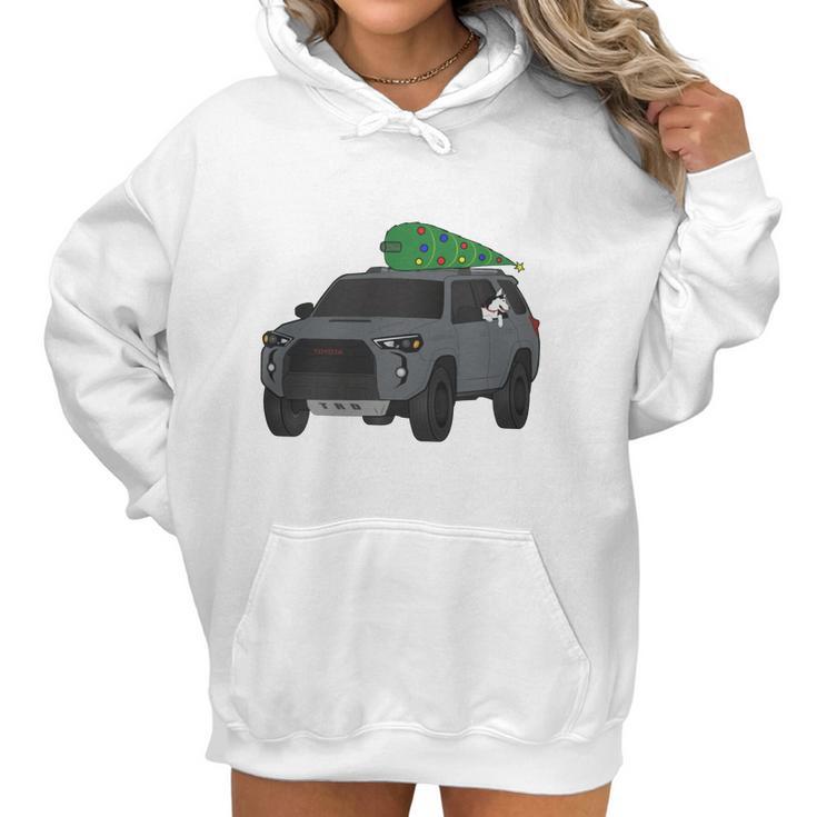 Toyota 4Runner Christmas Red T-Shirts Women Hoodie