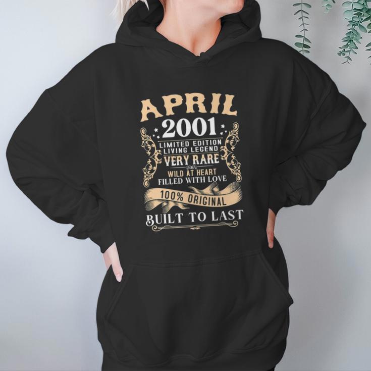 20Th Birthday Decoration April 2001 Men Women 20 Years Old Women Hoodie Gifts for Her