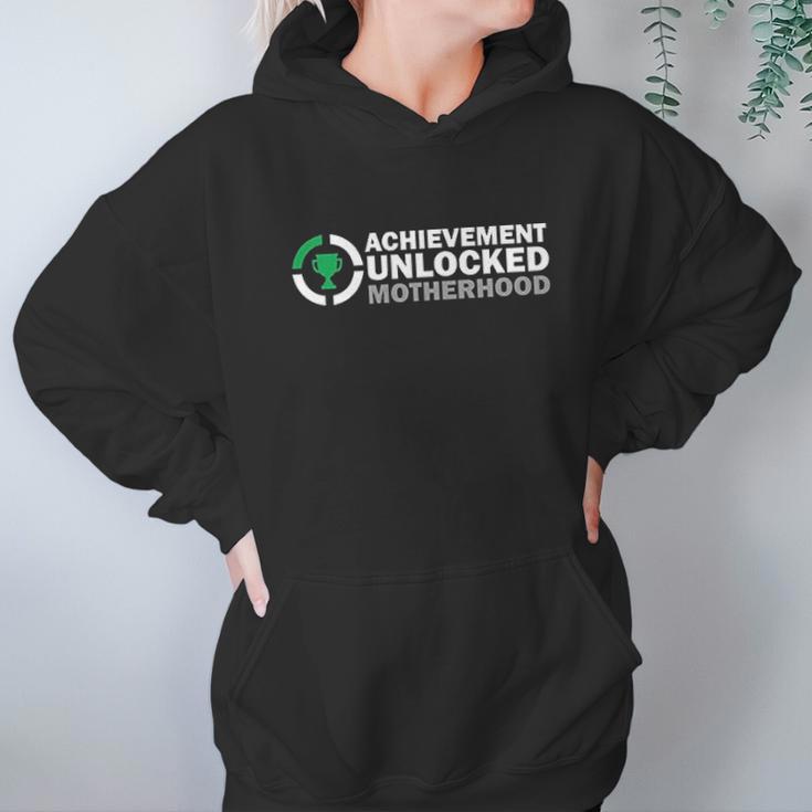 Achievement Unlocked Motherhood Women Hoodie Gifts for Her