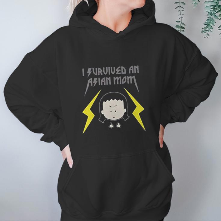 Angry Little Asian Girl I Survived An Asian Mom Women Hoodie Gifts for Her