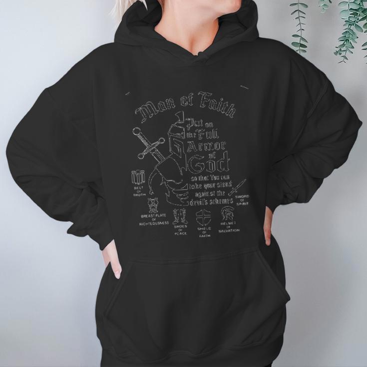 Armor Of God Man Of Faith Print Enjoyable Gift 2022 Women Hoodie Gifts for Her