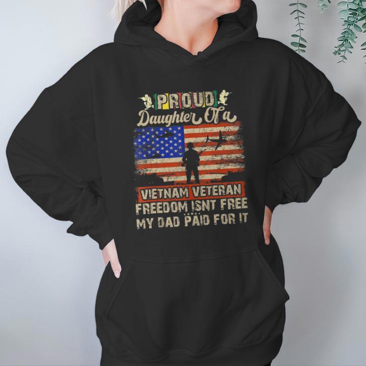 Army Military Navy - Proud Daughter Of A Vietnam Veteran Women Hoodie Gifts for Her