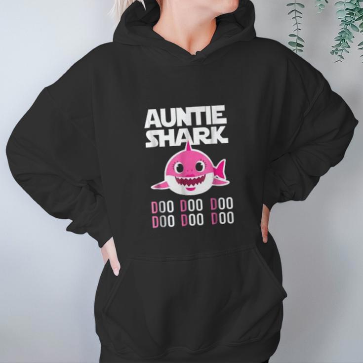 Auntie Shark Doo Doo Doo Baby Shark Women Hoodie Gifts for Her