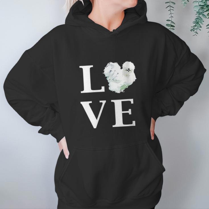 Backyard Silkie Chicken Love Women Hoodie Gifts for Her