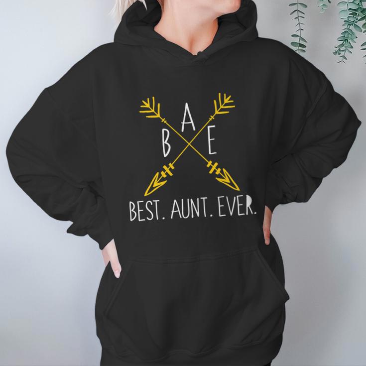 Bae Best Aunt Ever Arrows Logo Women Hoodie Gifts for Her