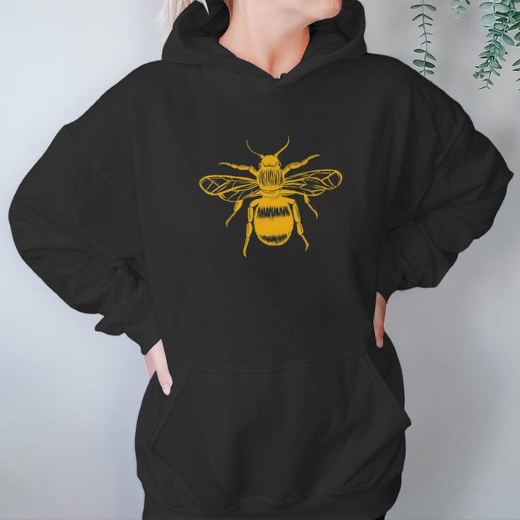 Beekeeper Honey Bee Lover Linocut Bee Women Hoodie Gifts for Her