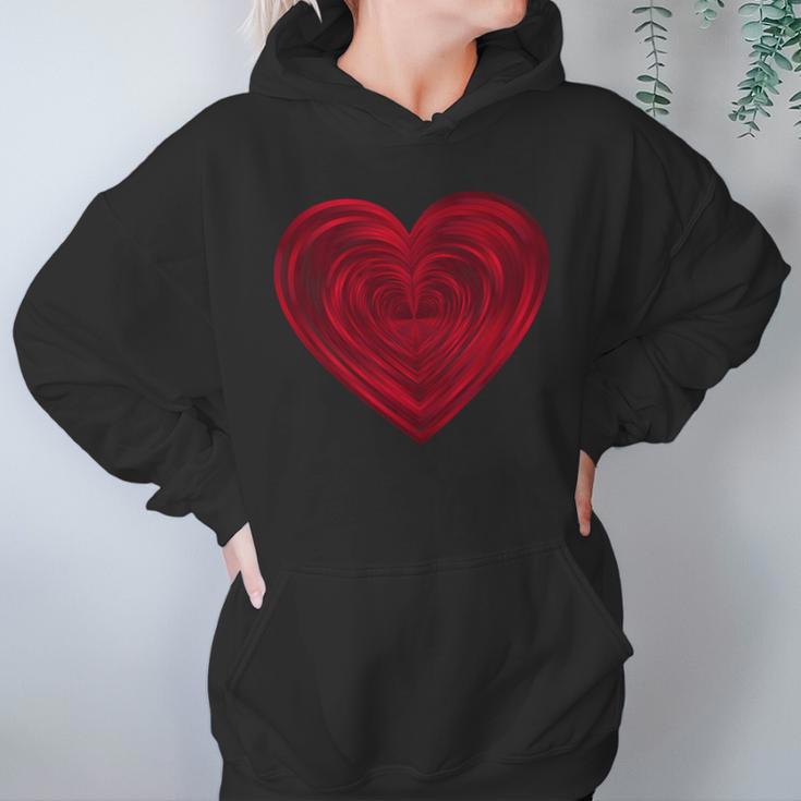 Big Red Heart Classic Valentines Day Women Men Kids Women Hoodie Gifts for Her