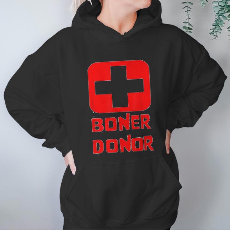 Boner Donor Doner Funny Halloween Inappropriate Mom Women Hoodie Gifts for Her