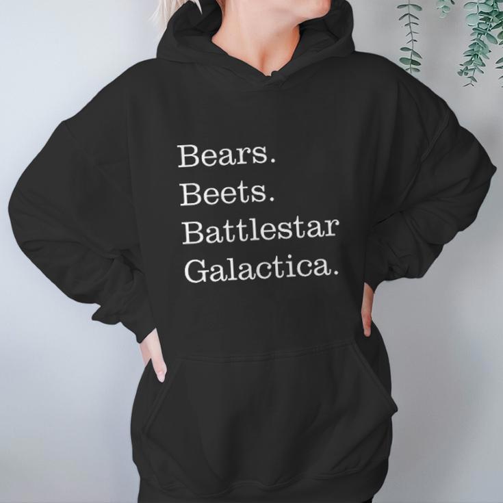 Brain Juice Tees Bears Beets Battlestar Galactica Women Hoodie Gifts for Her